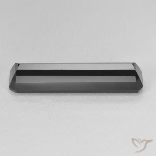Tourmaline Schorl naturelle Octogone / coupe Émeraude, 6.90 ct, Opaque