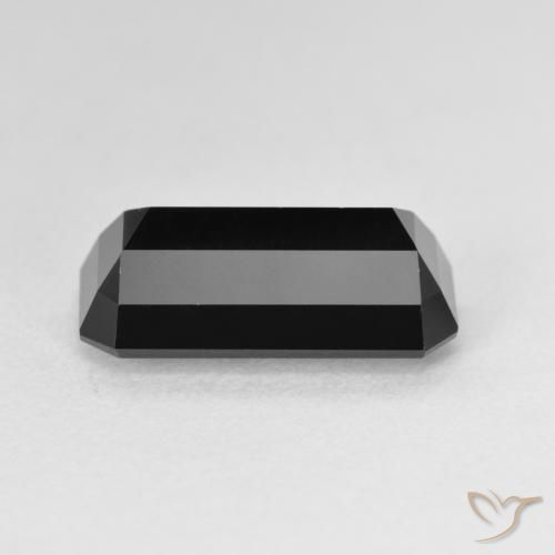 Tourmaline Schorl naturelle Octogone / coupe Émeraude, 4.33 ct, Opaque