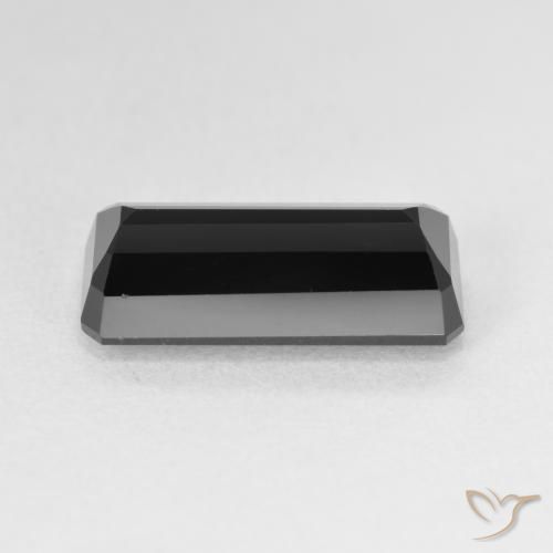 Tourmaline Schorl naturelle Octogone / coupe Émeraude, 5.25 ct, Opaque