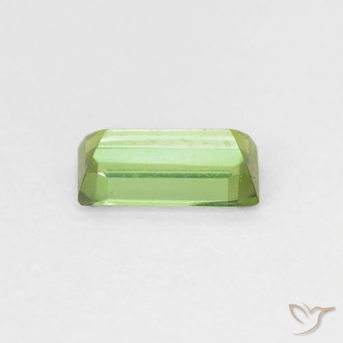 Tourmaline Vert terre naturelle Baquette, 0.60 ct, VVS-VS