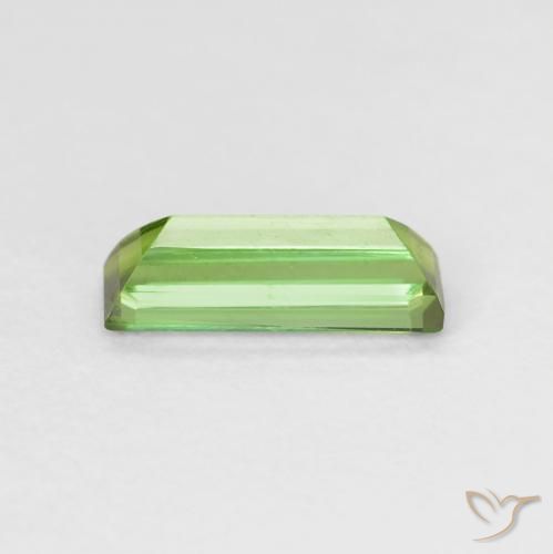 Tourmaline Vert foncé naturelle Baquette, 0.72 ct, VVS-VS