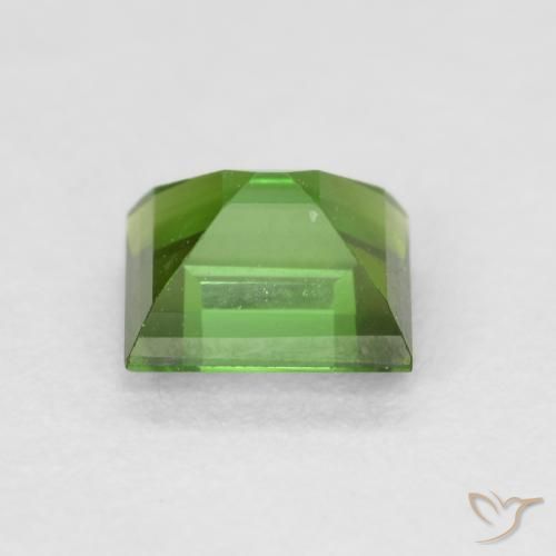 Tourmaline Vert foncé naturelle Baquette, 0.70 ct, VS