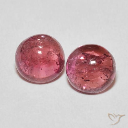 2.47ctw Naturel Rose moyen Tourmaline, Tour, Transparent