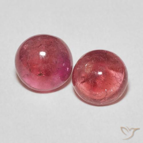 2.61ctw Naturel Rose moyen Tourmaline, Tour, Transparent