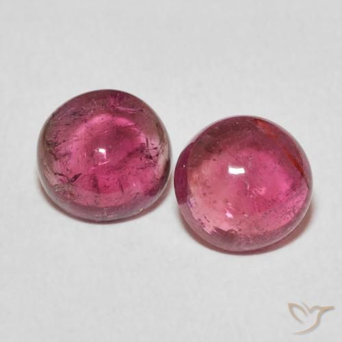 2.74ctw Naturel Rose vif Tourmaline, Tour, Transparent