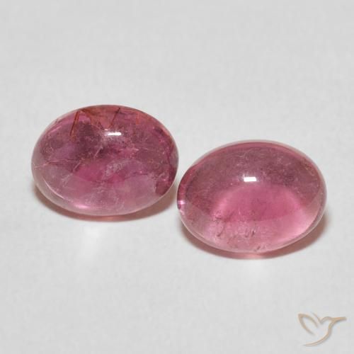 2.99ctw Naturel Rose bubblegum Tourmaline, ovale, Transparent