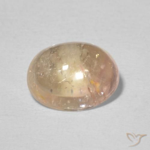 2.13ct Naturel Saumon Rose Tourmaline, ovale, Transparent