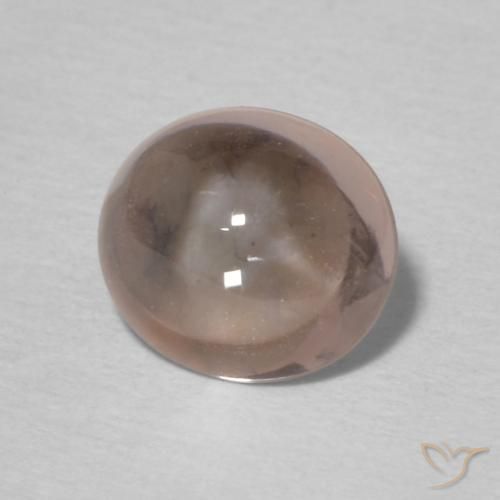 Tourmaline Rose orangé naturelle ovale, 0.88 ct, Transparent