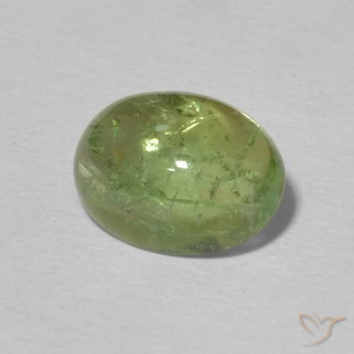 Tourmaline Vert terre naturelle ovale, 1.99 ct, Transparent