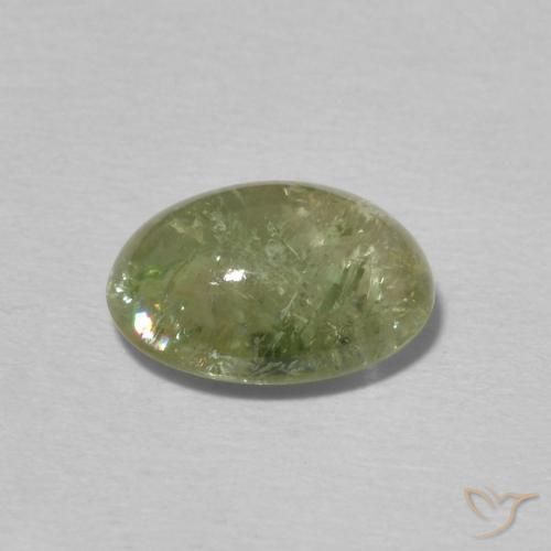 Tourmaline Vert chaud naturelle ovale, 1.92 ct, Transparent