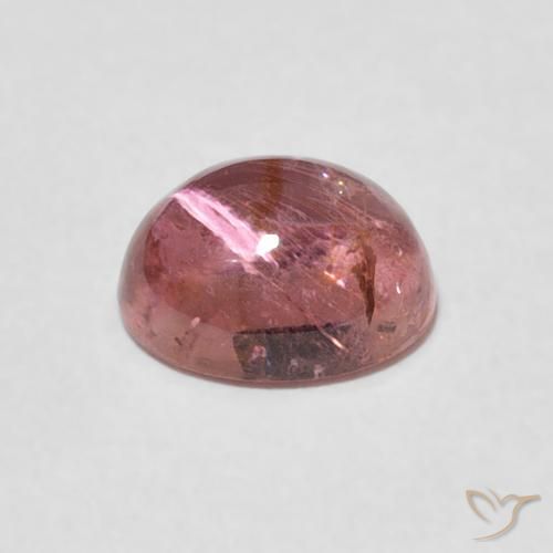 Tourmaline Rose clair naturelle ovale, 1.18 ct, Transparent