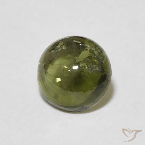 Tourmaline Vert chaud naturelle Tour, 0.82 ct, Transparent
