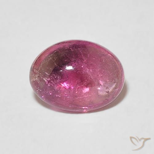 1.26ct Naturel Punch aux fruits rouge Tourmaline, ovale, Transparent