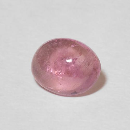 Tourmaline Rose clair naturelle ovale, 1.27 ct, Transparent