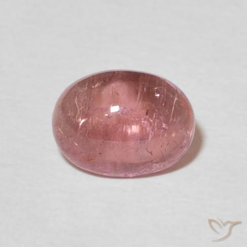 1.55ct Naturel Rose moyen Tourmaline, ovale, Transparent