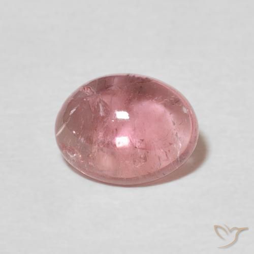 1.31ct Naturel Rose bubblegum Tourmaline, ovale, Transparent