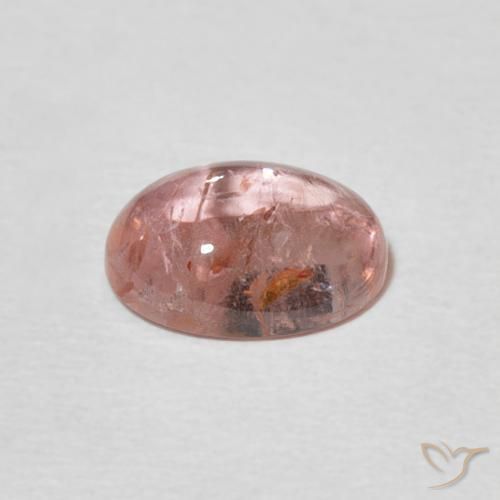 Tourmaline Rose clair naturelle ovale, 1.40 ct, Transparent