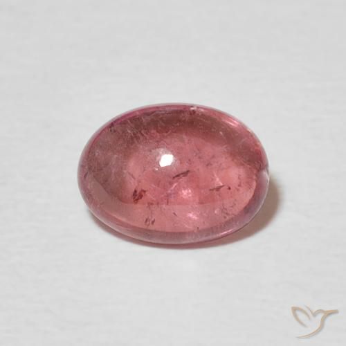 1.33ct Naturel Rouge violacé Tourmaline, ovale, Transparent