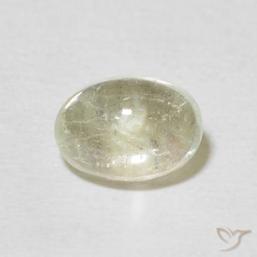 1.59ct Naturel Jaune pâle Tourmaline, ovale, Transparent