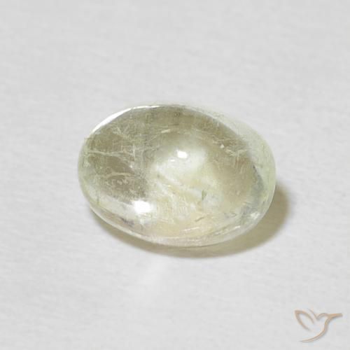 Tourmaline Jaune pâle naturelle ovale, 1.59 ct, Transparent