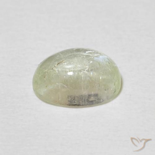 Tourmaline Jaune pâle naturelle ovale, 1.59 ct, Transparent