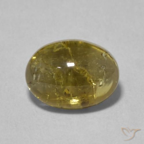 1.63ct Naturel Doré Tourmaline, ovale, Transparent