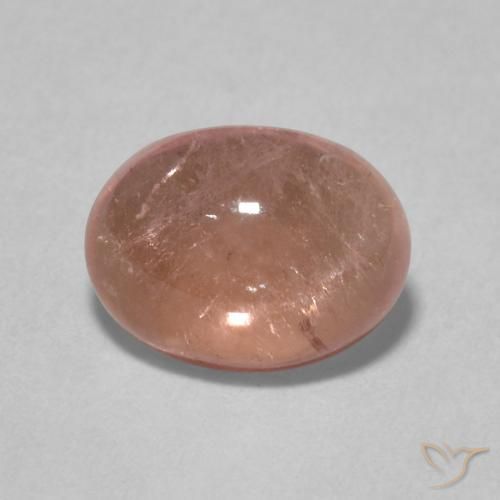 1.43ct Naturel Saumon Rose Tourmaline, ovale, Transparent
