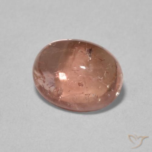 Tourmaline Rose moyen naturelle ovale, 1.29 ct, Transparent