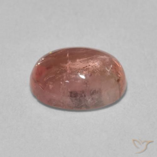Tourmaline Rose moyen naturelle ovale, 1.29 ct, Transparent