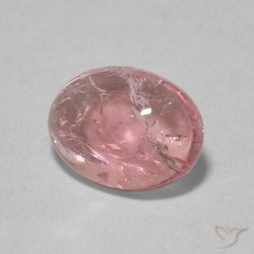 Tourmaline Ton rose bubblegum naturelle ovale, 1.12 ct, Transparent