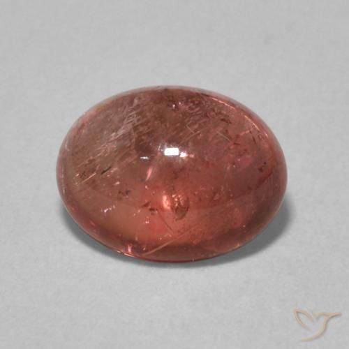 1.59ct Naturel Rouge moyen Tourmaline, ovale, Transparent