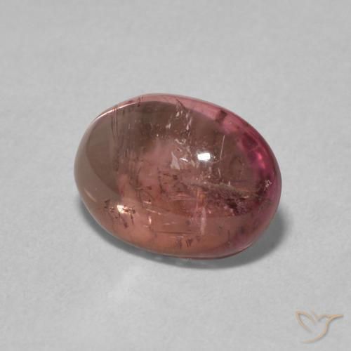 Tourmaline Rose moyen naturelle ovale, 1.17 ct, Transparent