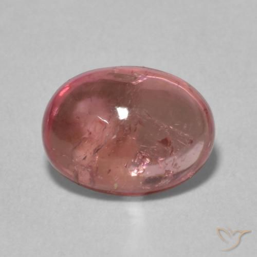 1.57ct Naturel Rose foncé Tourmaline, ovale, Transparent