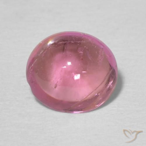 0.92ct Naturel Rose bubblegum Tourmaline, ovale, Transparent