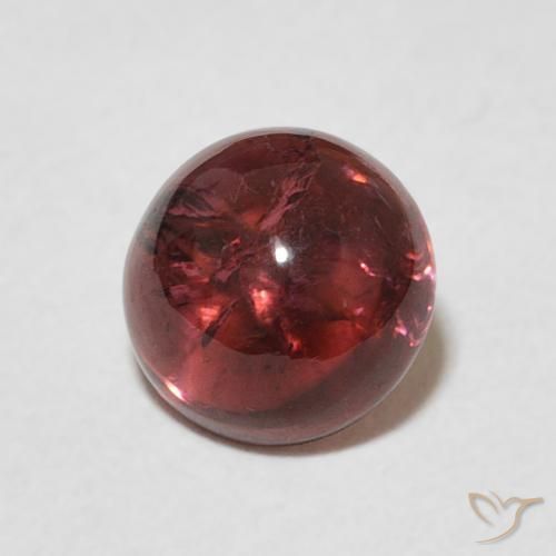 Tourmaline Medium Dark-Red naturelle Tour, 1.53 ct, Transparent