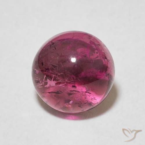 Tourmaline Rose foncé naturelle Tour, 1.51 ct, Transparent