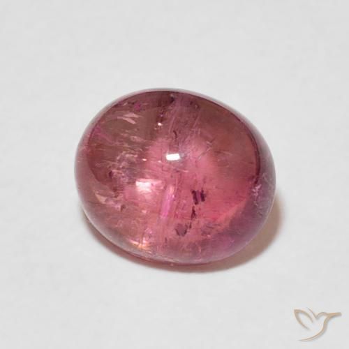 Tourmaline Pourpre royal naturelle ovale, 2.17 ct, Transparent