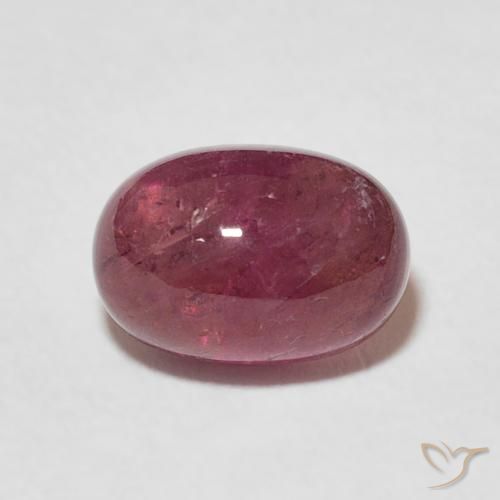 2.61ct Naturel Rouge moyen Tourmaline, ovale, Transparent
