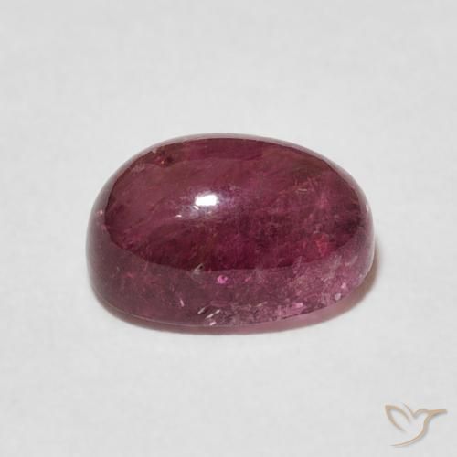 Tourmaline Rouge moyen naturelle ovale, 2.61 ct, Transparent