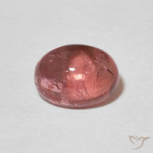1.45ct Naturel Rose moyen Tourmaline, ovale, Transparent