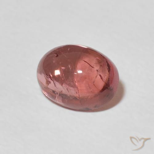 Tourmaline Rose moyen naturelle ovale, 1.45 ct, Transparent