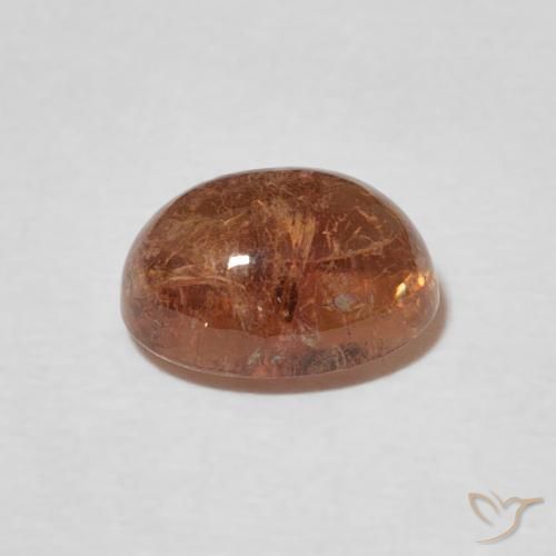 Tourmaline Rose rougeâtre naturelle ovale, 1.84 ct, Transparent