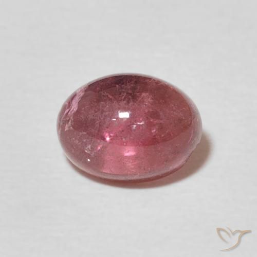1.43ct Naturel Rouge cerise violacé Tourmaline, ovale, Transparent