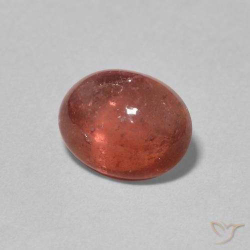 Tourmaline Rose framboise naturelle ovale, 2.08 ct, Transparent