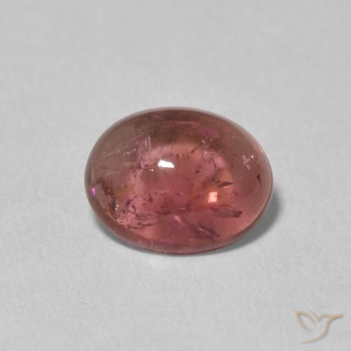 1.60ct Naturel Rouge foncé Tourmaline, ovale, Transparent