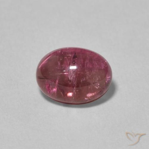 1.67ct Naturel Pourpre-Rouge Tourmaline, ovale, Transparent