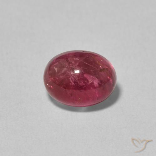 1.74ct Naturel Rouge foncé Tourmaline, ovale, Transparent