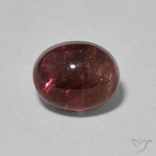 3.01ct Naturel Vin rouge Tourmaline, ovale, Transparent
