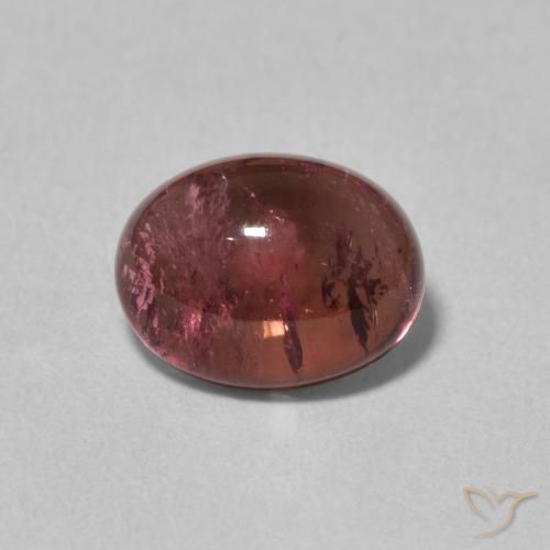 2.19ct Naturel Vin rouge profond Tourmaline, ovale, Transparent