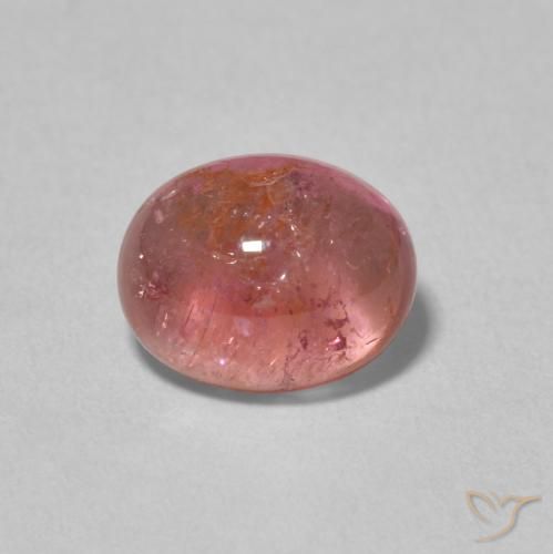 2.39ct Naturel Rose framboise Tourmaline, ovale, Transparent